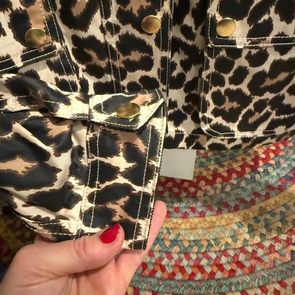 J. Crew Barn Jacket Leopard Print - Picture 6 of 11